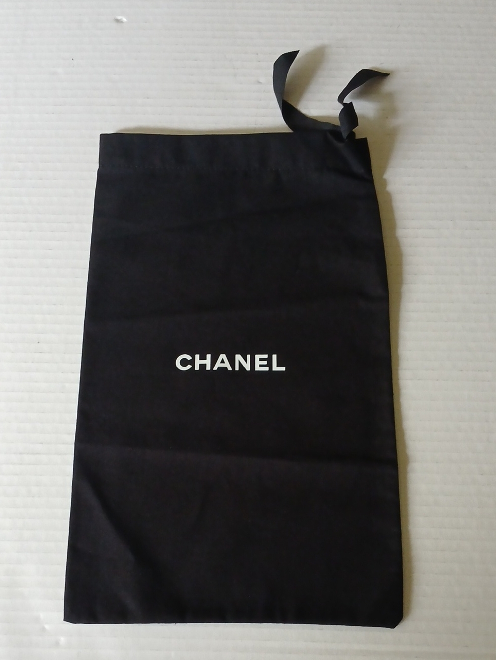 Chanel Dust Bag Storage Drawstring Bag Black